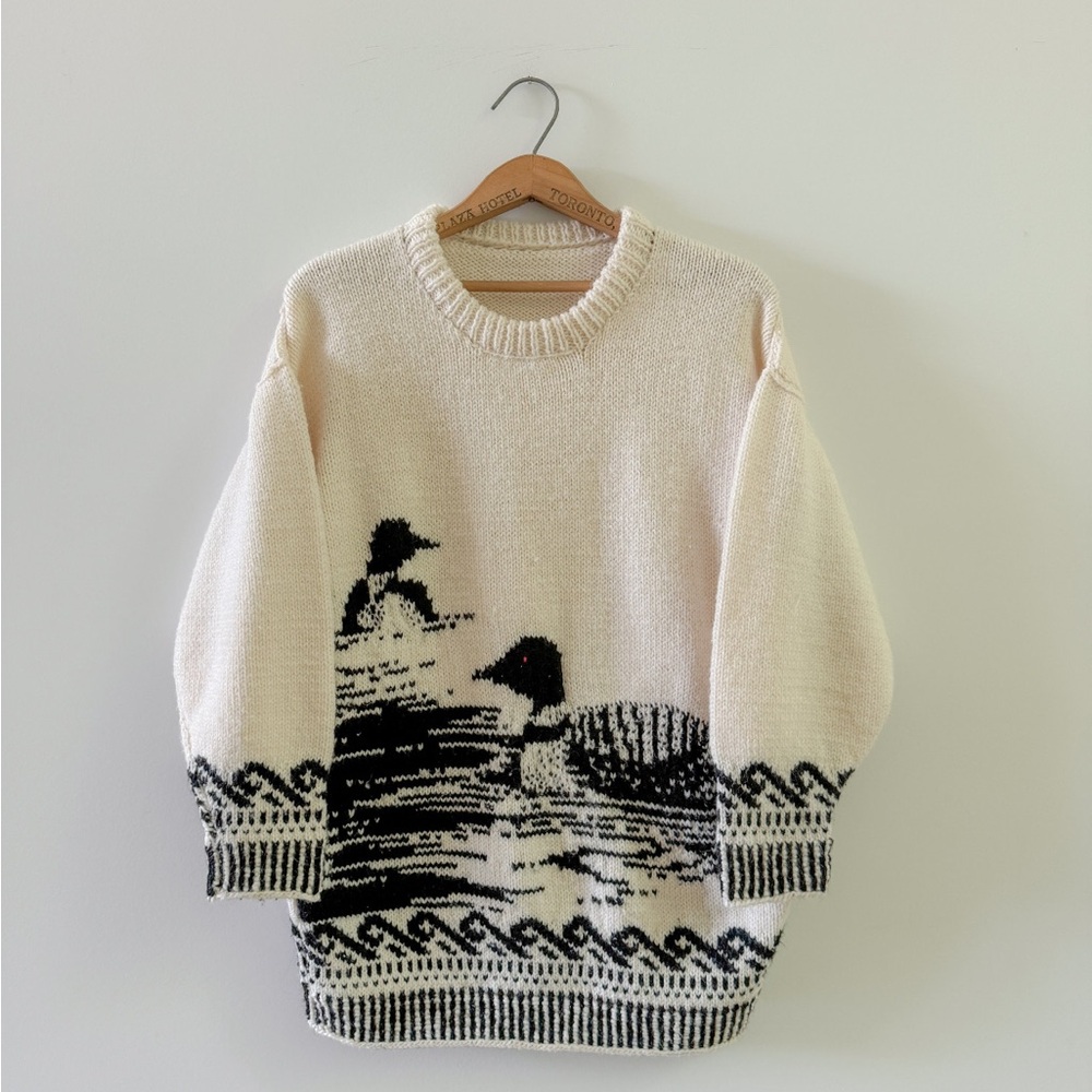 Vintage Hand Knit Loon Sweater